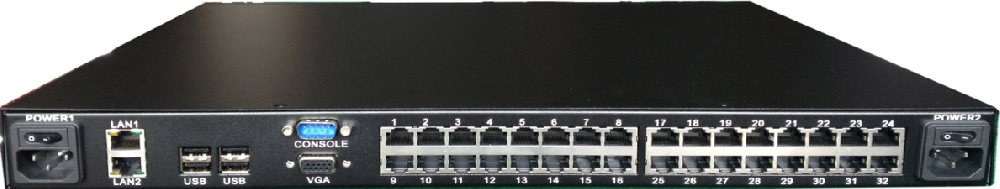 图澳二远程一本地64口数字KVM切换器